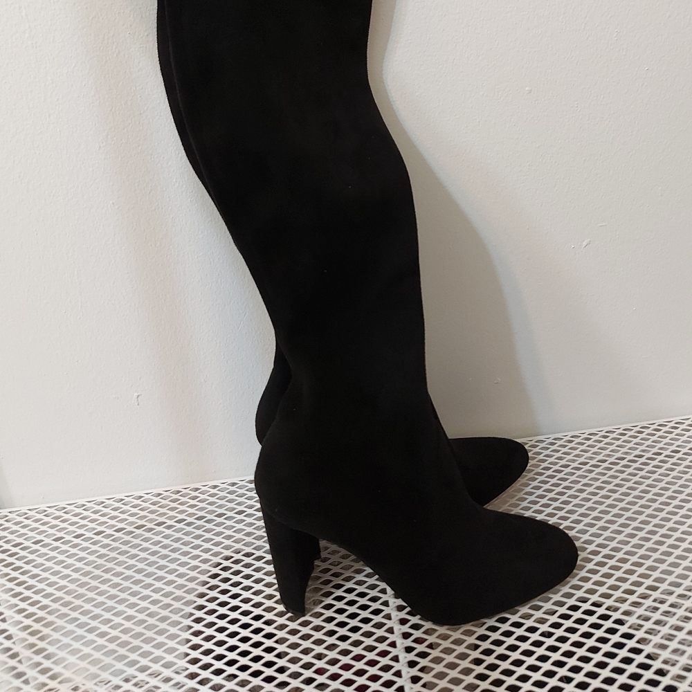 Aldo Black Dessa over the knee boots size 75